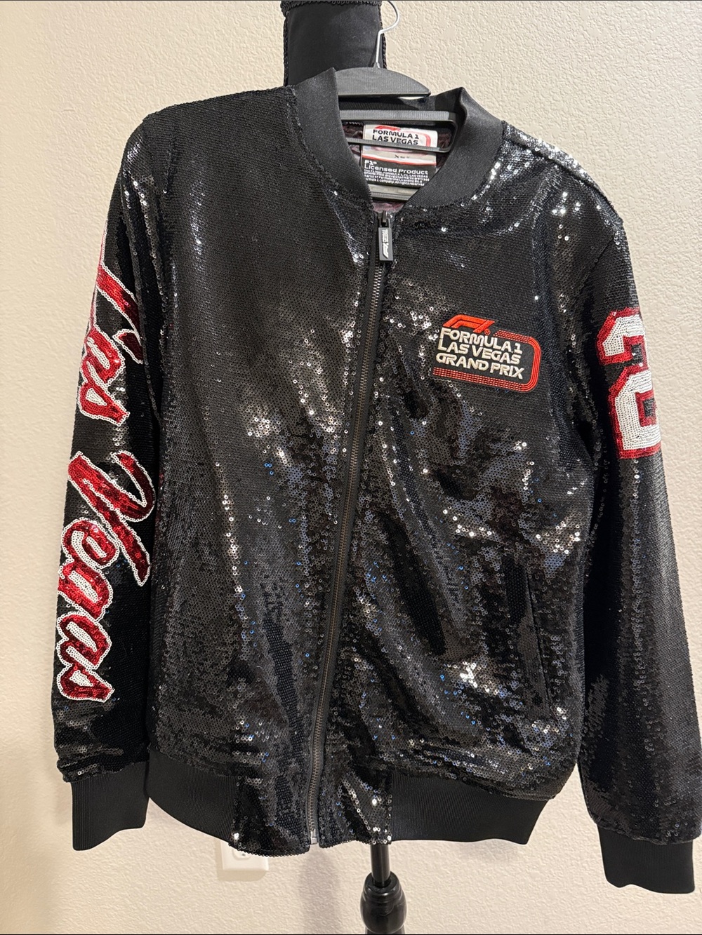 Outstanding Formula 1 Las Vegas Grand Prix car racing limited 2023 sequin Jacket